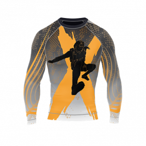 X Orange Jersey + Neck Warmer